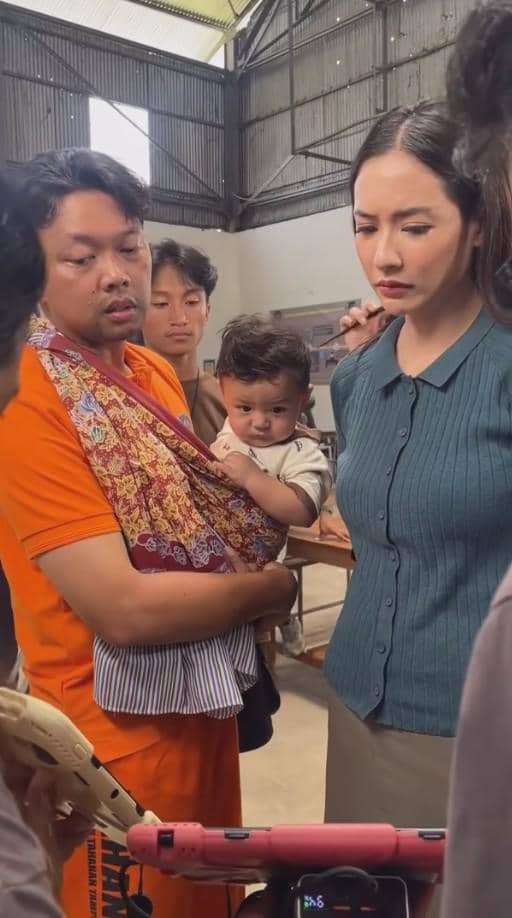 Baby Andrew, Anak Erika Carlina, Perdana Syuting Film (instagram.com/moektito)