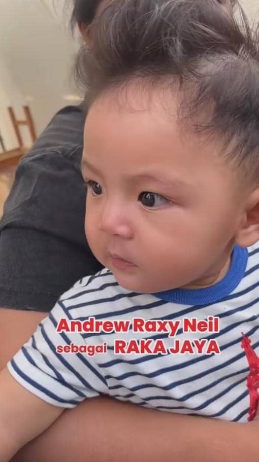 Baby Andrew, Anak Erika Carlina, Perdana Syuting Film (instagram.com/moektito)