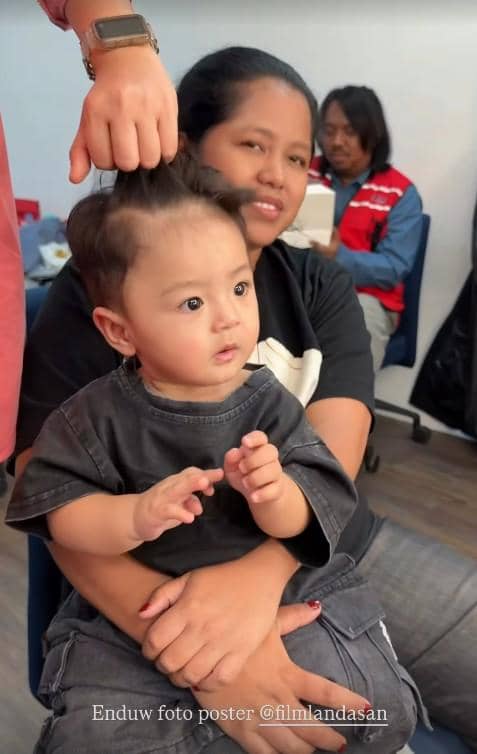 Baby Andrew, Anak Erika Carlina, Perdana Syuting Film (instagram.com/moektito)