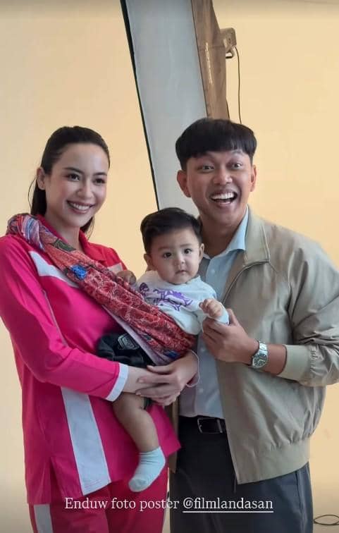 Baby Andrew, Anak Erika Carlina, Perdana Syuting Film (instagram.com/moektito)