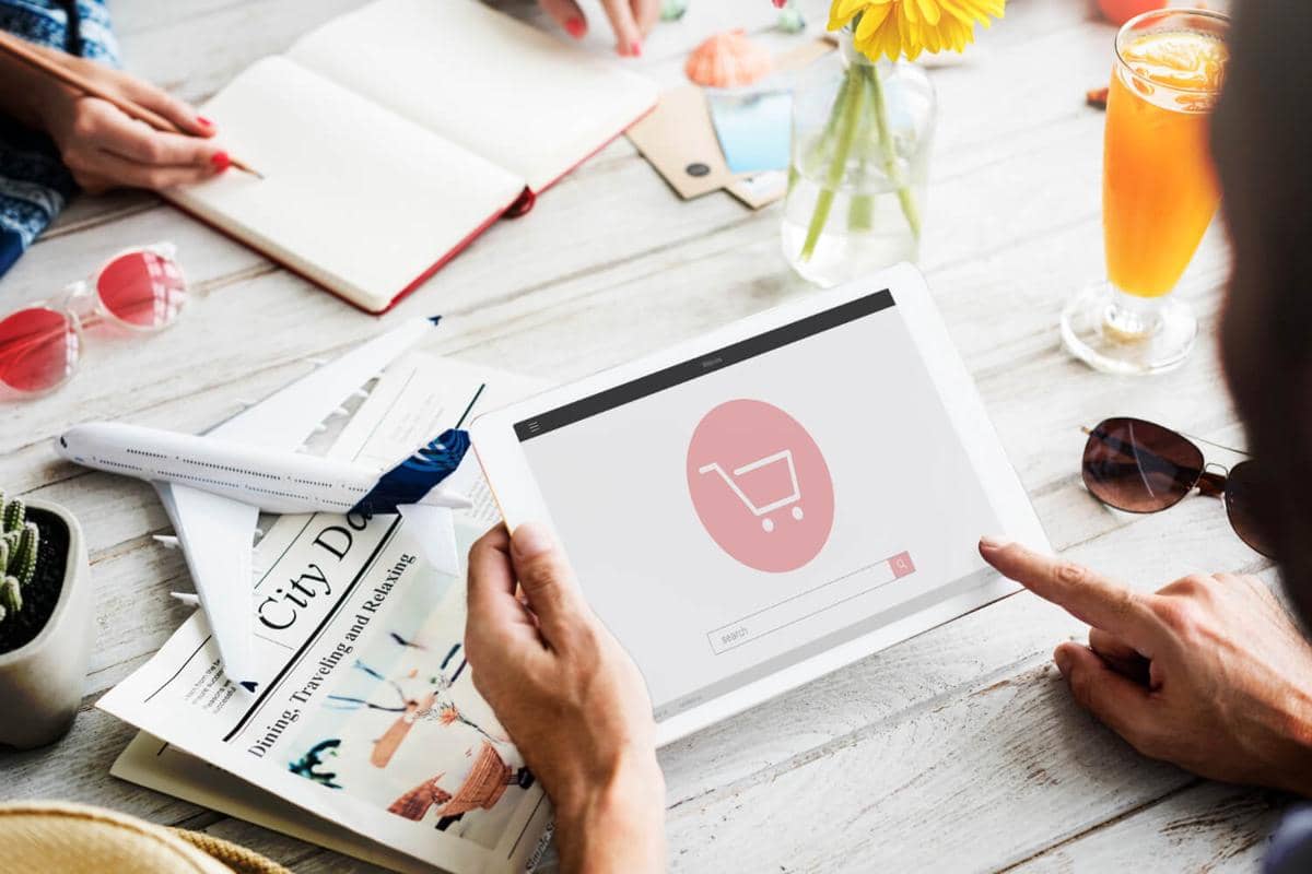 ilustrasi checkout, belanja online