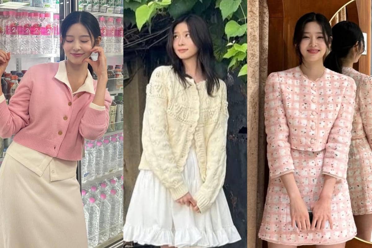 7 Inspirasi OOTD Setelan Rok Pastel ala Kim Min Ju, Cantik Effortless!