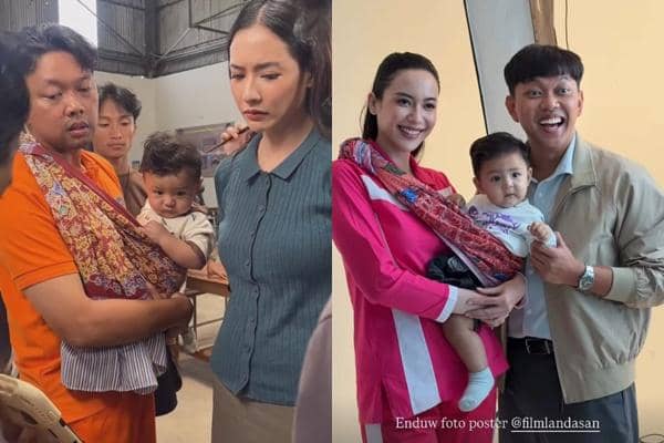 Baru 8 Bulan, 7 Potret Baby Andrew Anak Erika Carlina Perdana Syuting Film
