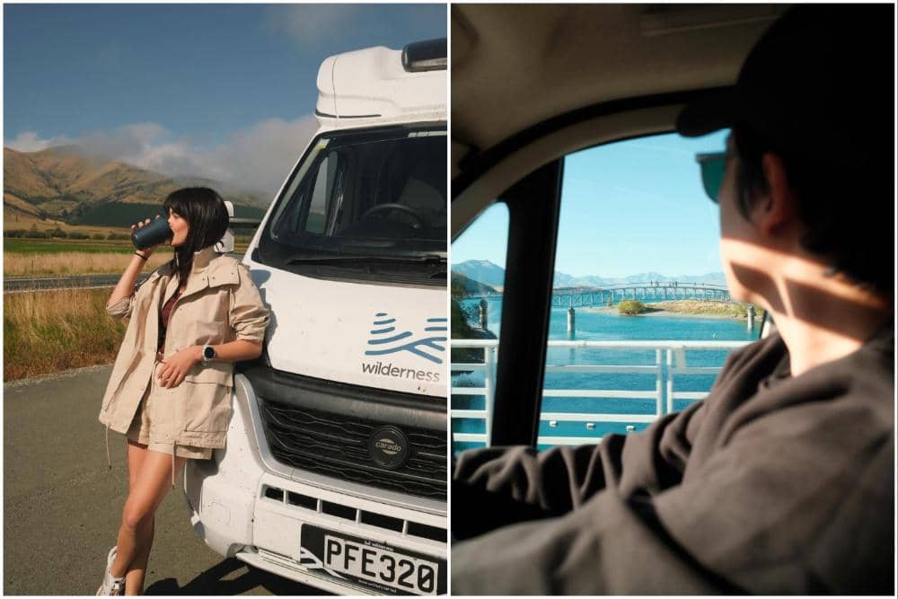 10 Potret Amanda Rawles dan Suami Liburan dengan Campervan, Seru!