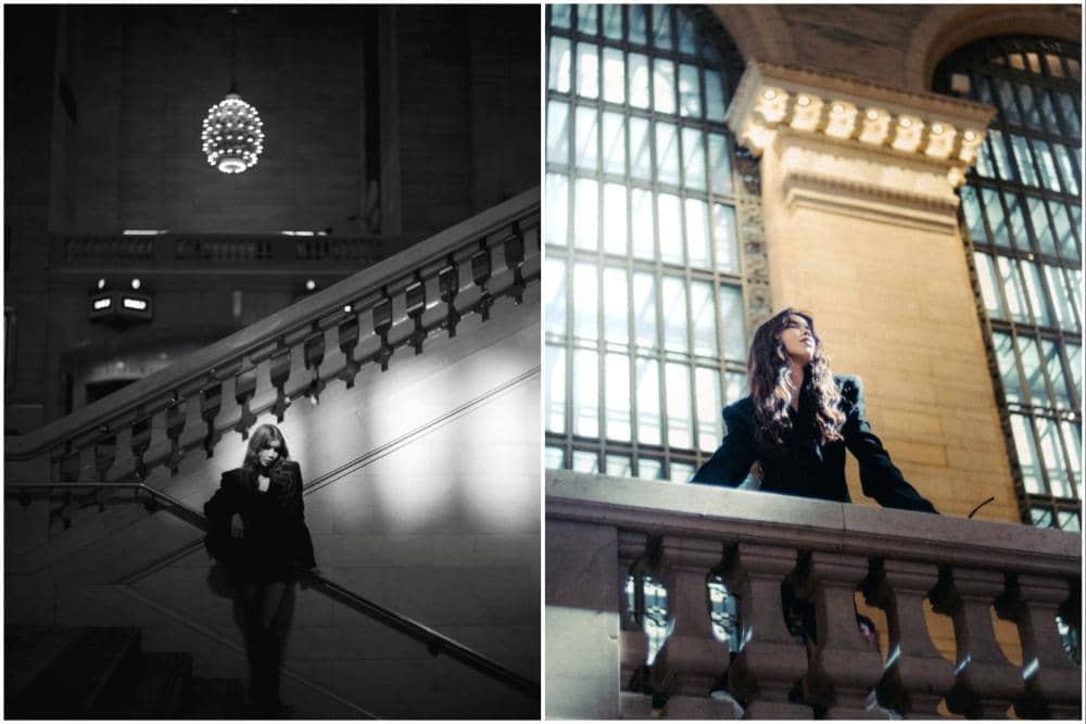8 Photoshoot Sabrina Chairunnisa di Grand Central Station New York