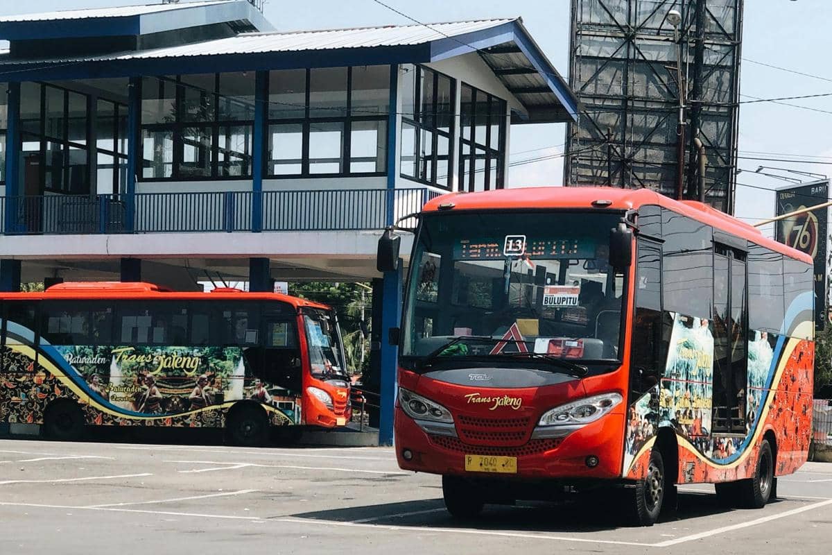 Ilustrasi Titik keberangkatan Damri di Malang Kota.