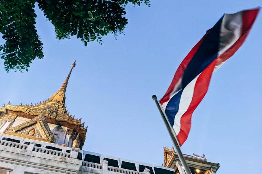 ilustrasi bendera Thailand