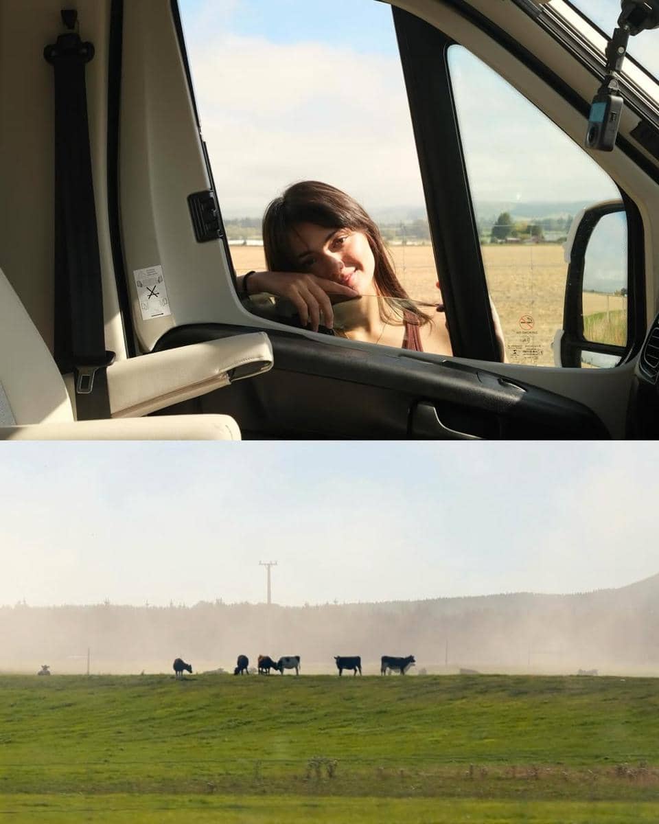 Amanda Rawles dan suami liburan dengan campervan