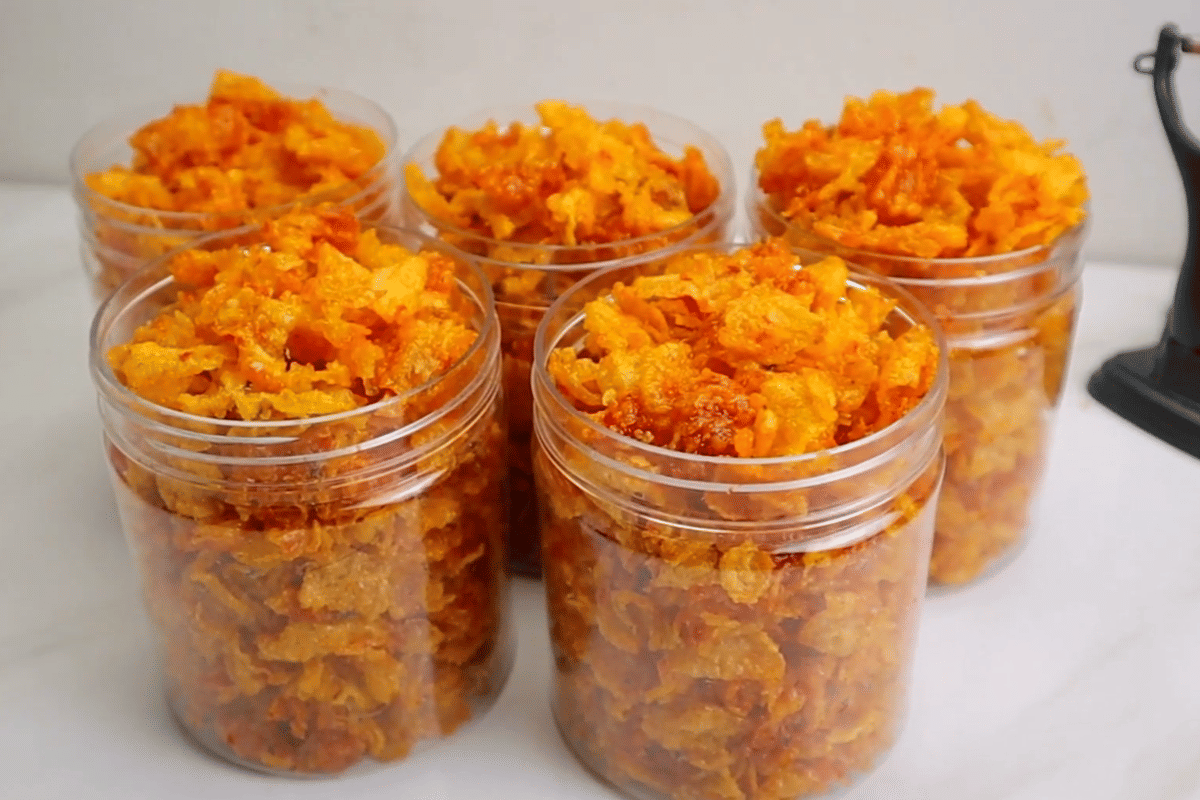 ilustrasi emping jagung manis 