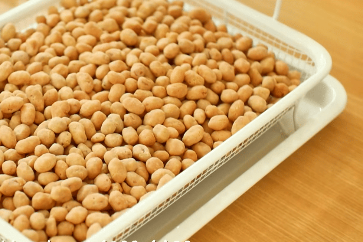 ilustrasi kacang telur krispi 