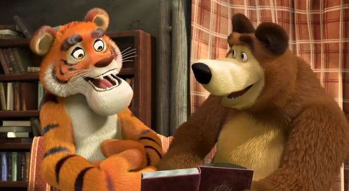 3 Teman Lama Beruang di Masha and The Bear, Ada Raja Hutan!