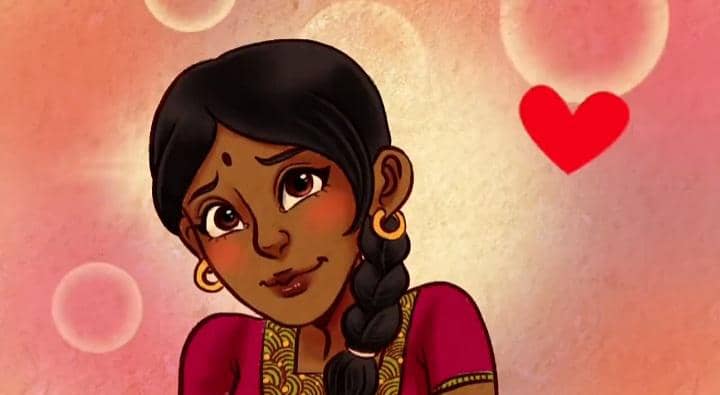 Istri Uncle Muthu dalam animasi Upin & Ipin