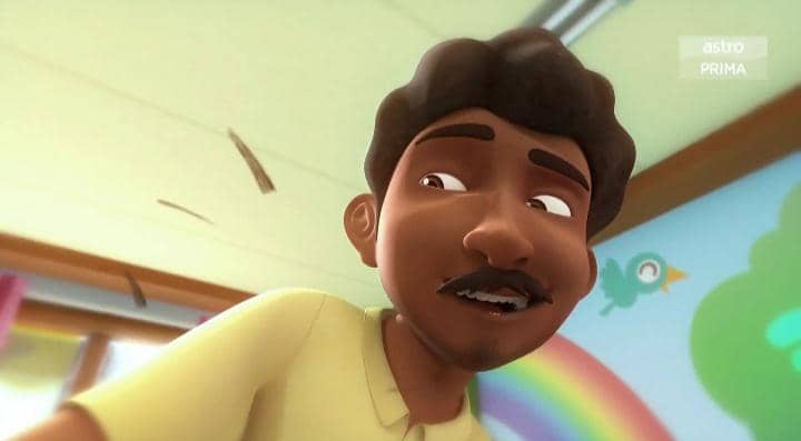 karakter sepupu Uncle Muthu dalam animasi Upin & Ipin