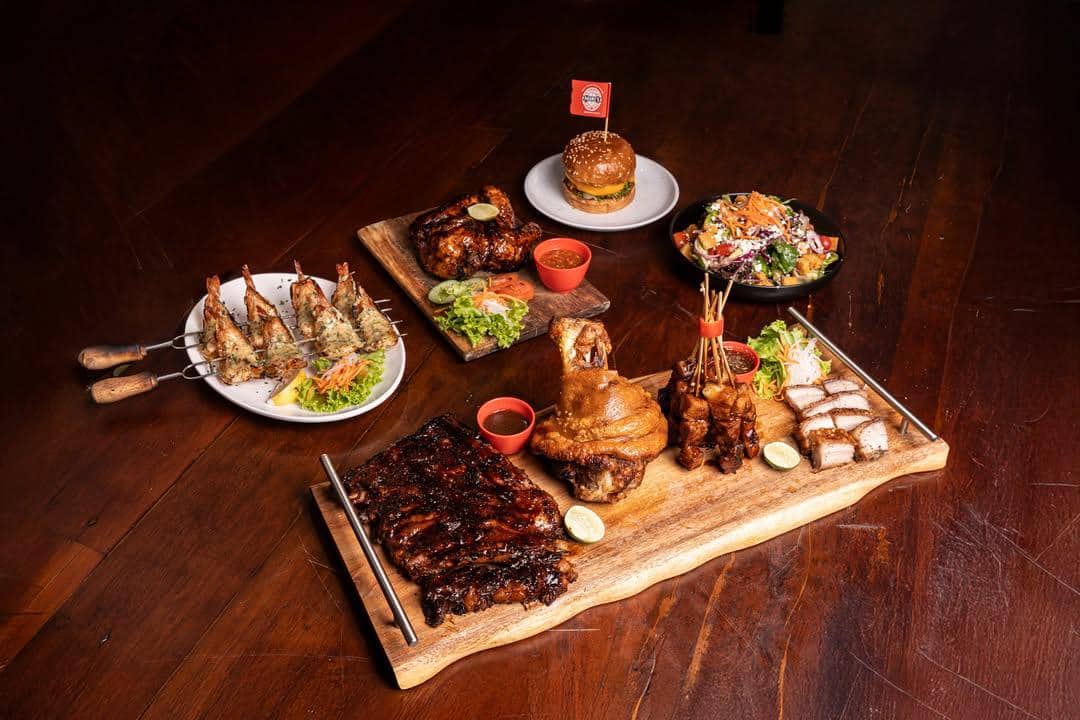 beberapa menu Naughty Nuri's Warung Seminyak 