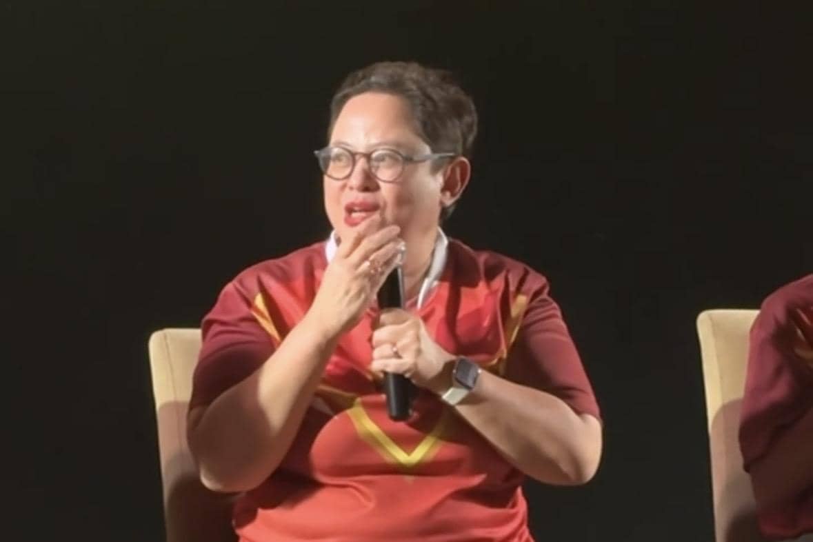 momen konferensi pers film Garuda di Dadaku pada Selasa (7/6/2026)