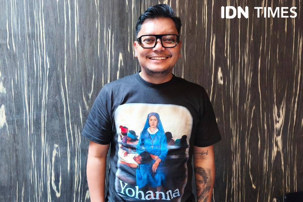 Razka Robby Ertanto, sutradara film Yohanna saat dijumpai di Jakarta Selatan pada Senin (6/4/2026)