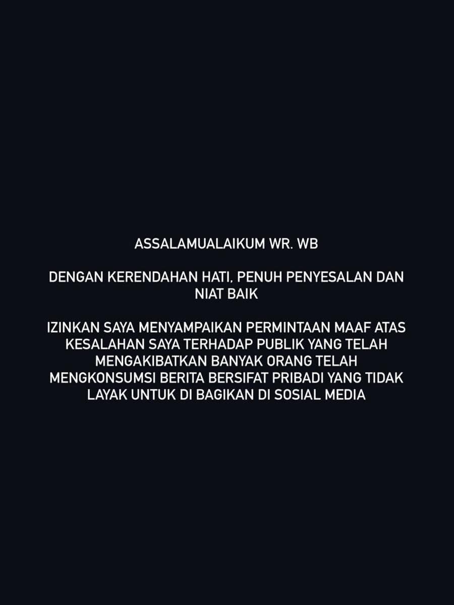 permintaan maaf Clara Shinta