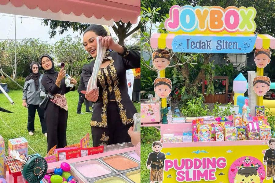 Ide Acara Tedak Siten Selain Prosesi Adat ala Erika Carlina (instagram.com/joybox_id)