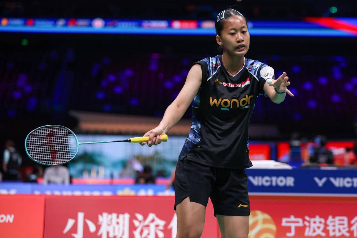 Putri Kusuma Wardani di 32 besar Kejuaraan Bulu Tangkis Asia 2026.