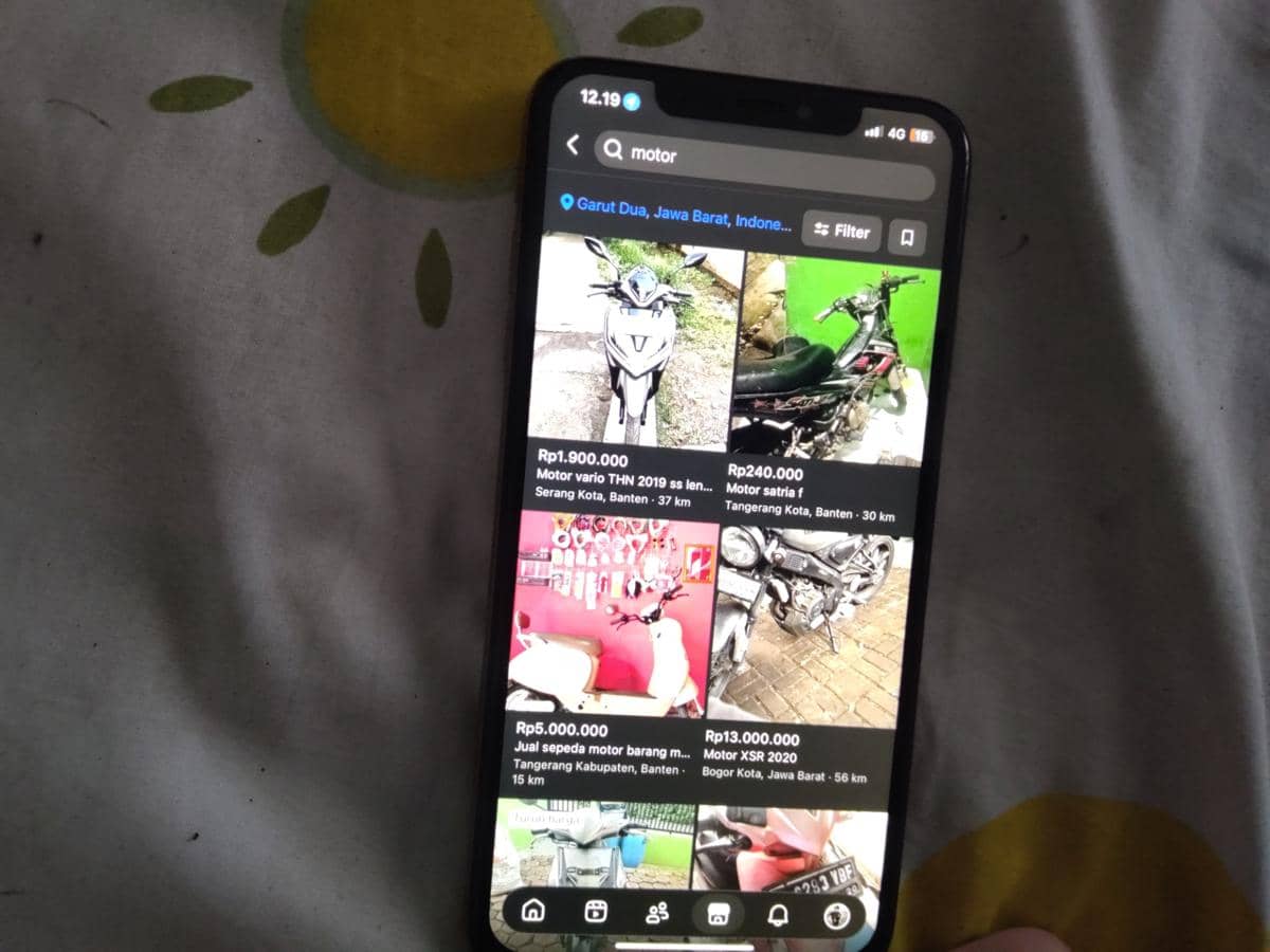 Tips Beli Motor Bekas di Facebook Marketplace, Hindari Penipuan!