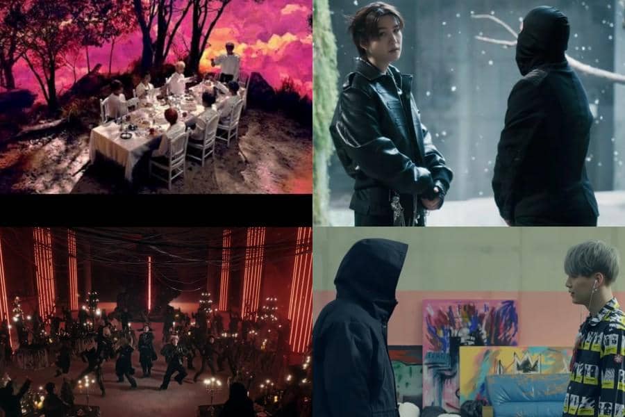 cuplikan MV Hooligan dan MV BTS lainnya (youtube.com/HYBE Labels)