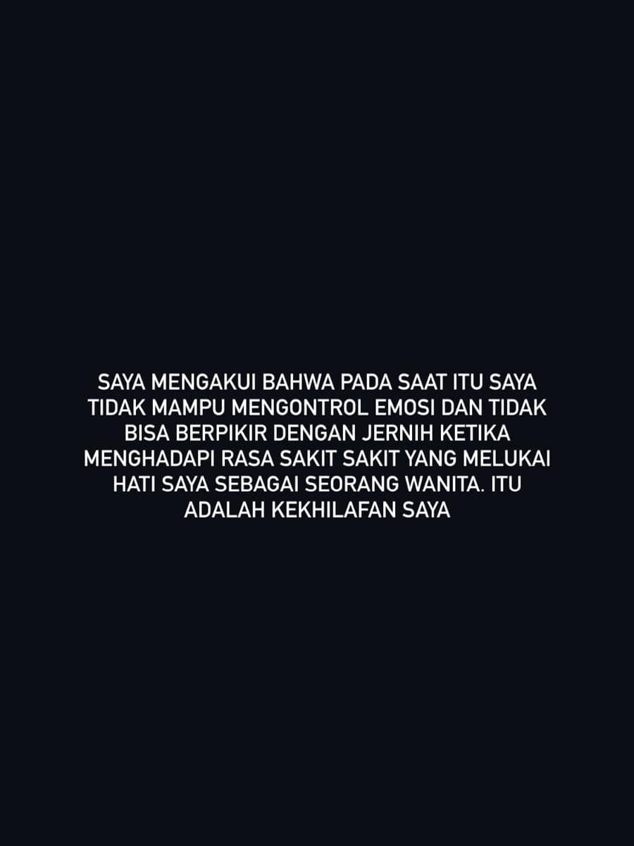 permintaan maaf Clara Shinta