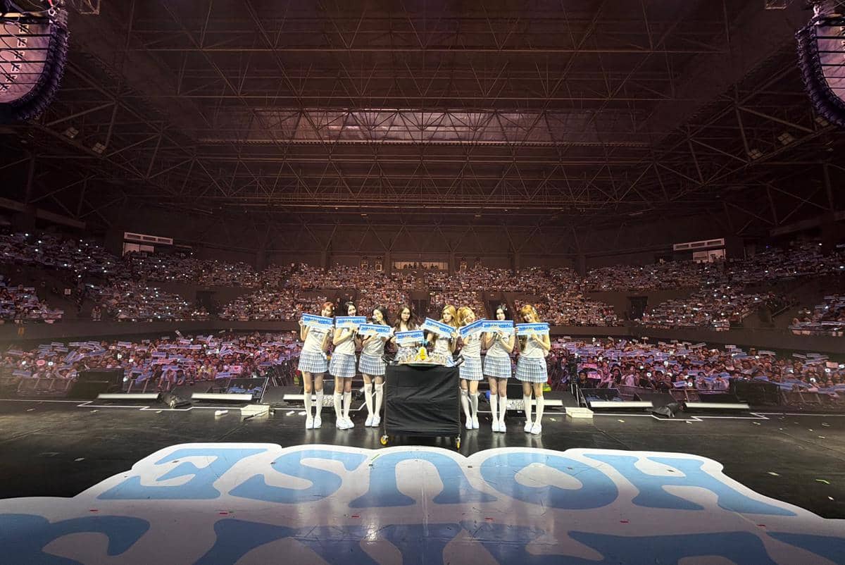 Hearts2Hearts saat FANMEETING <HEARTS 2 HOUSE> di Jakarta