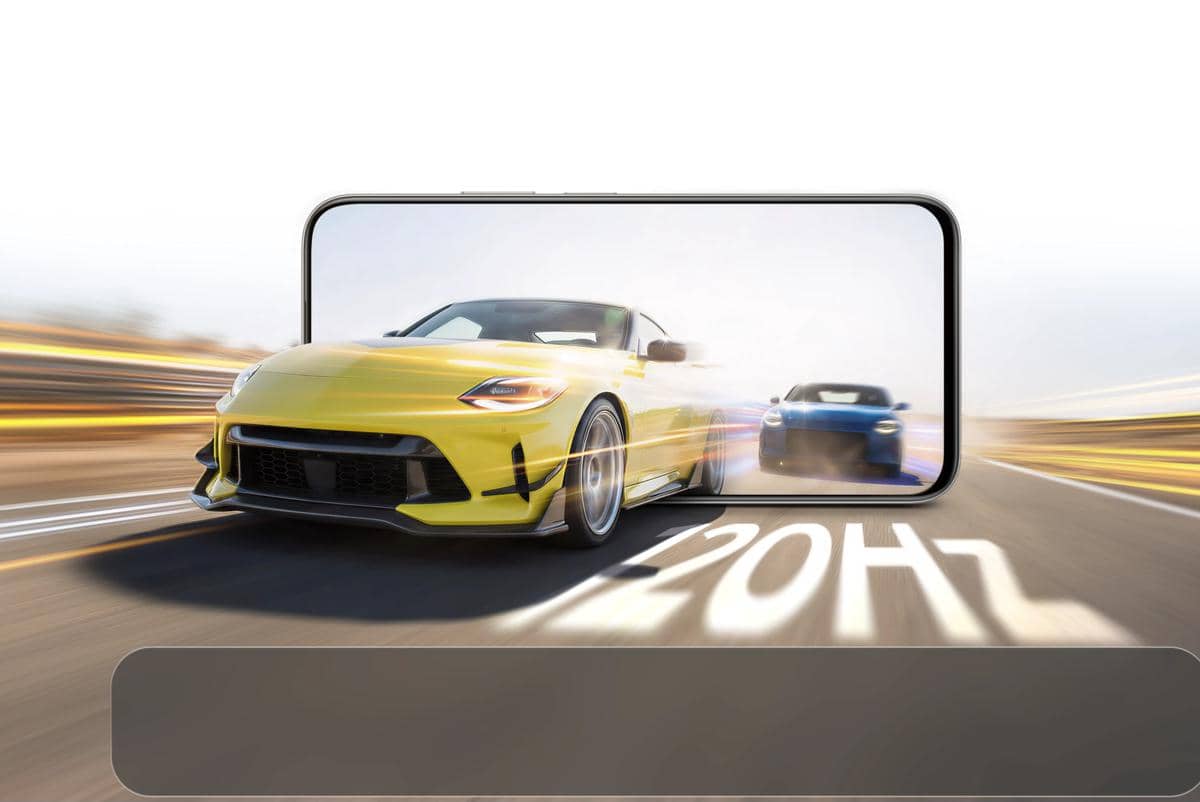 ilustrasi layar 120Hz milik realme C100 4G 