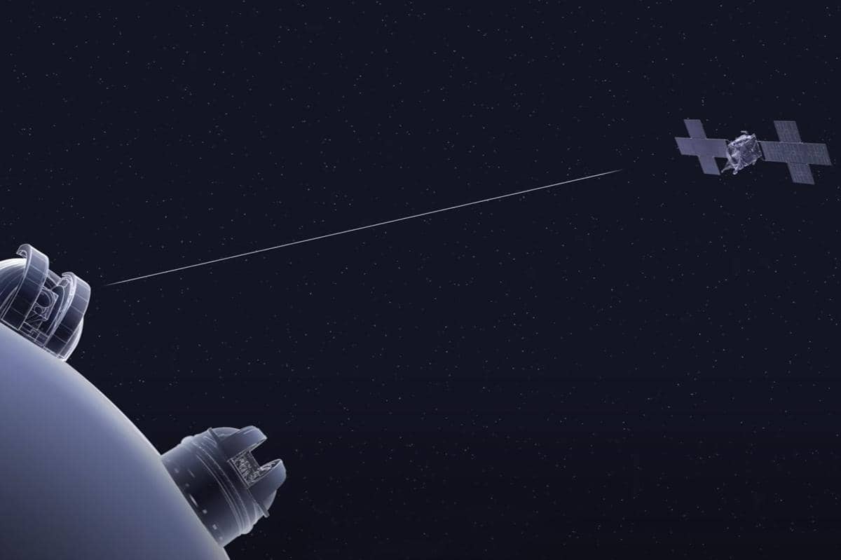 Laser yang dipancarkan antara pesawat ruang angkasa Psyche milik NASA dan observatorium berbasis Bumi