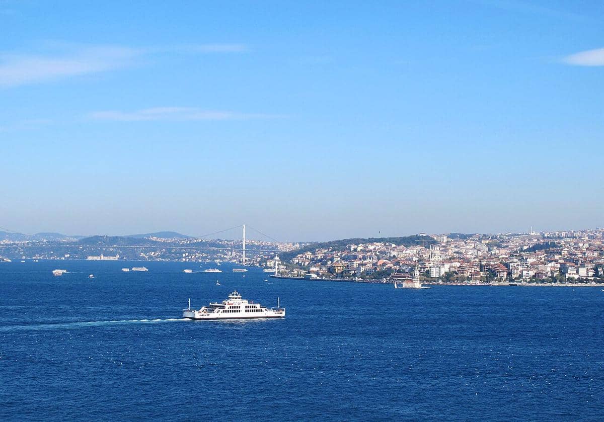 potret pemandangan Selat Bosphorus
