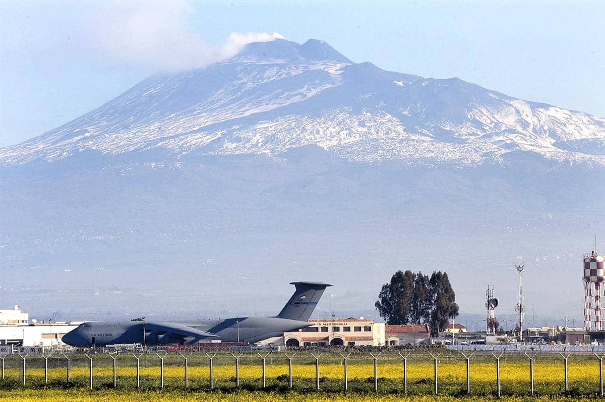 potret pangakalan militer AS di Italia
