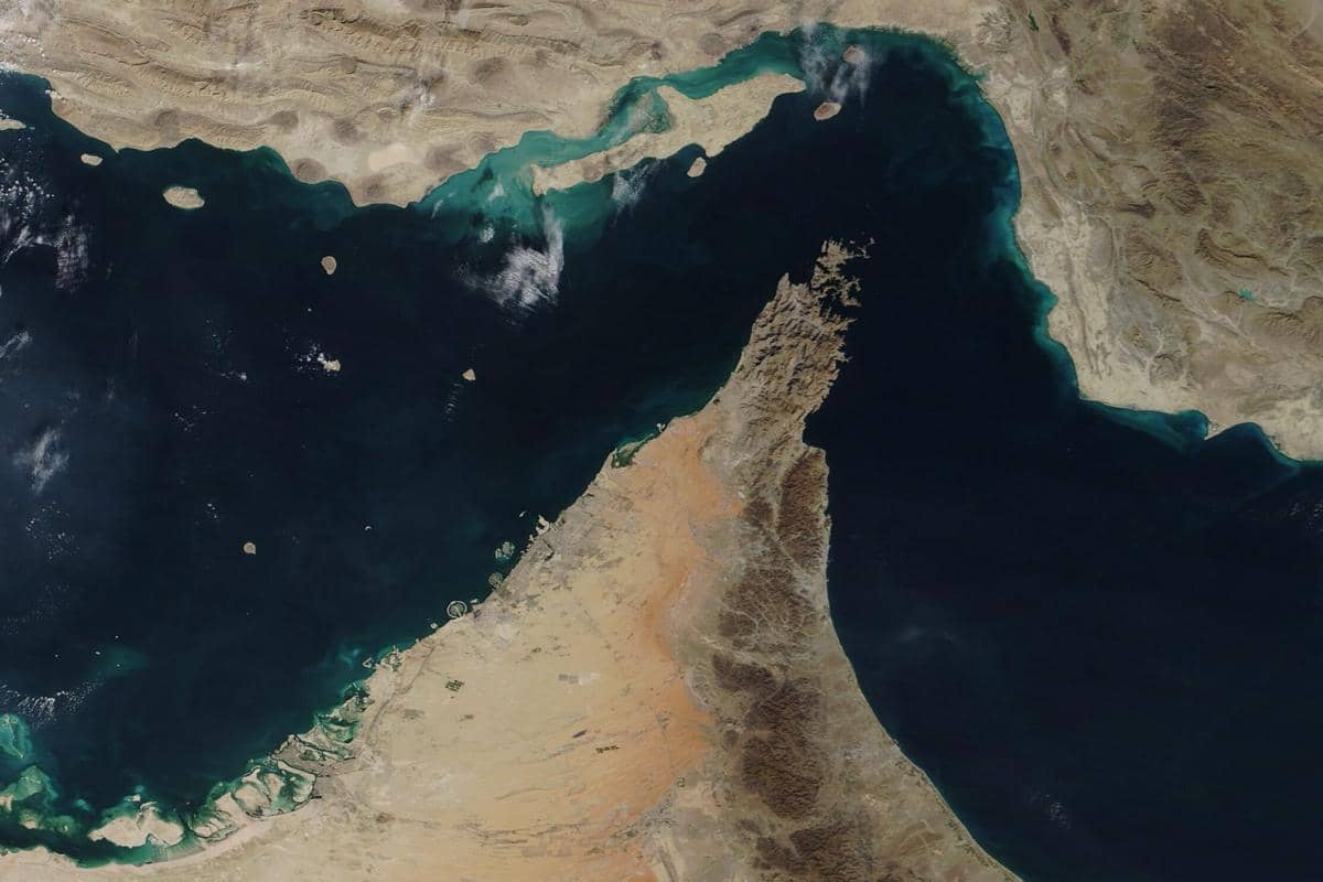 citra satelit Selat Hormuz