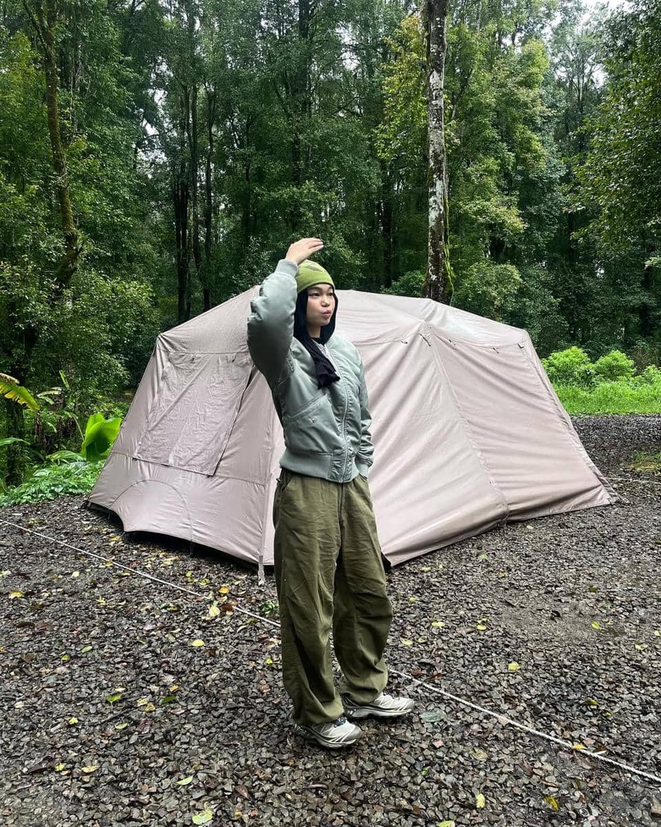 OOTD Naik Gunung ala Clara Yulia