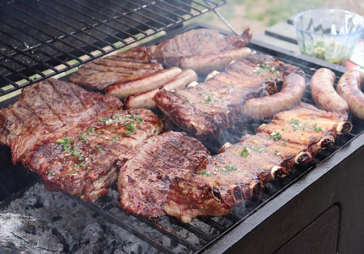 ilustrasi budaya asado, Argentina