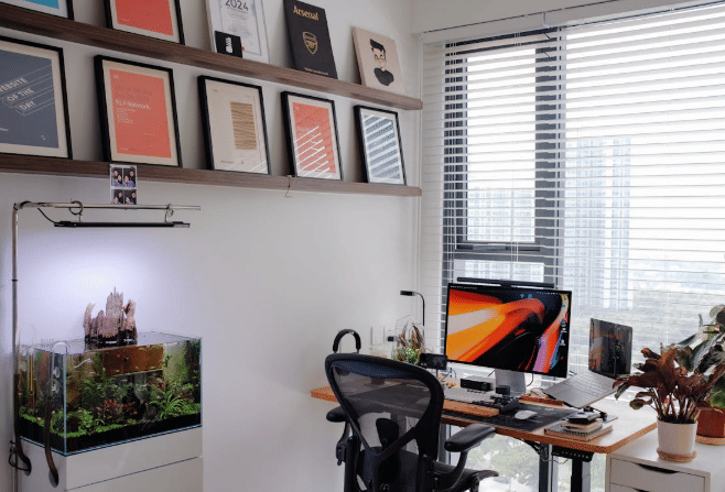 ilustrasi home office
