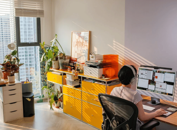 ilustrasi home office