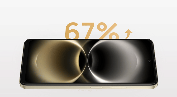 Tampilan sisi depan HUAWEI Enjoy 90m Plus