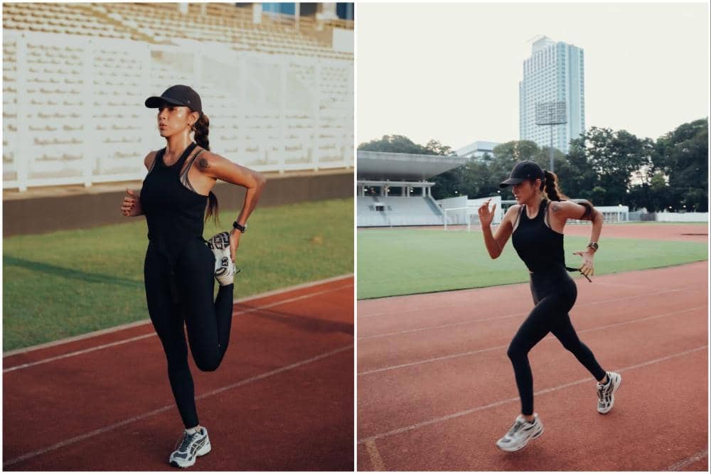 9 Potret Olla Ramlan Olahraga di GBK, Energik Banget!