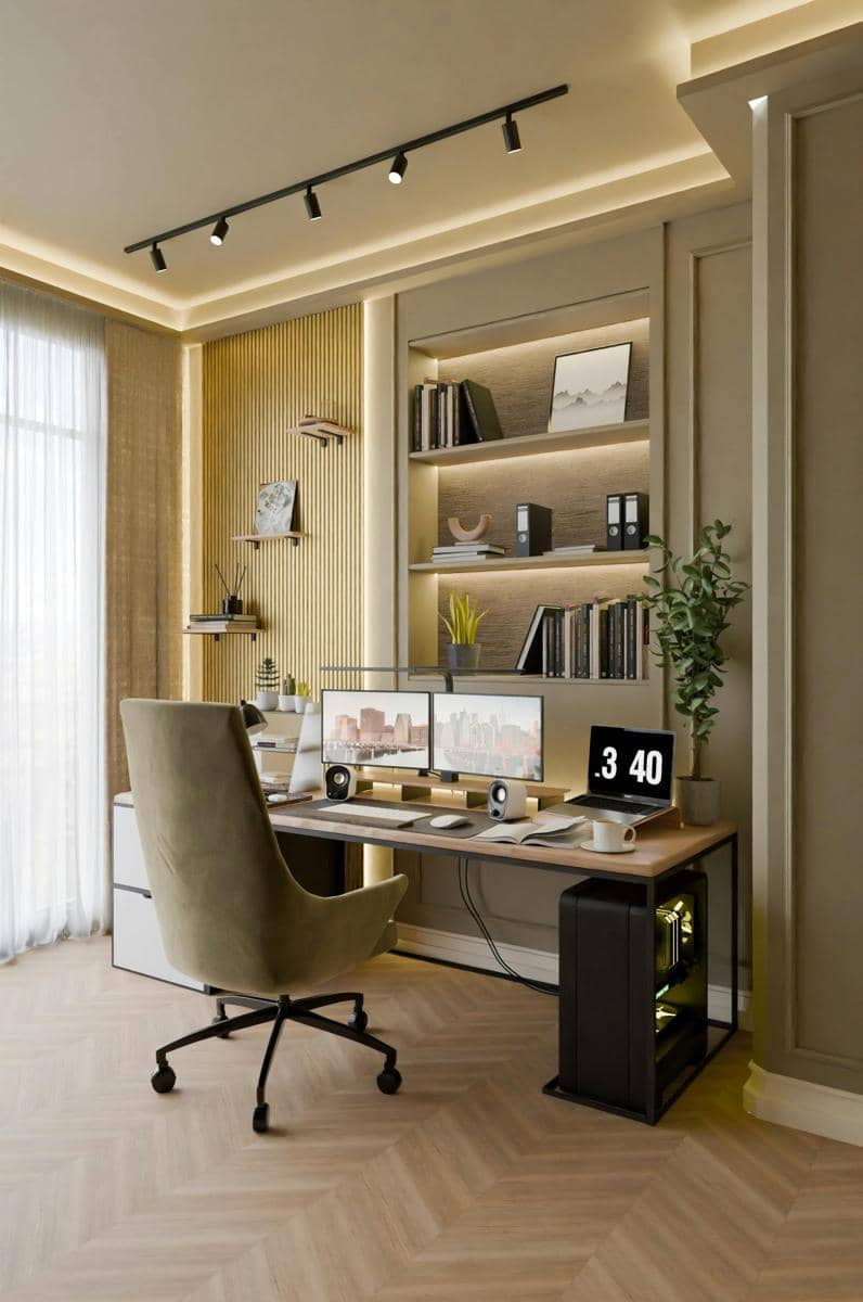 ilustrasi home office