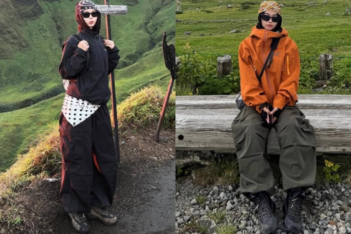 7 Inspirasi Outfit Naik Gunung ala Clara Yulia, Auto Tampil Kece!