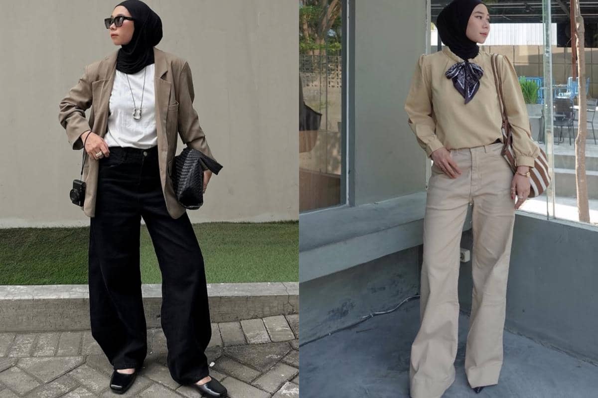 7 Inspirasi Outfit Smart Casual ala Fitri Hasiani, Gak Monoton!