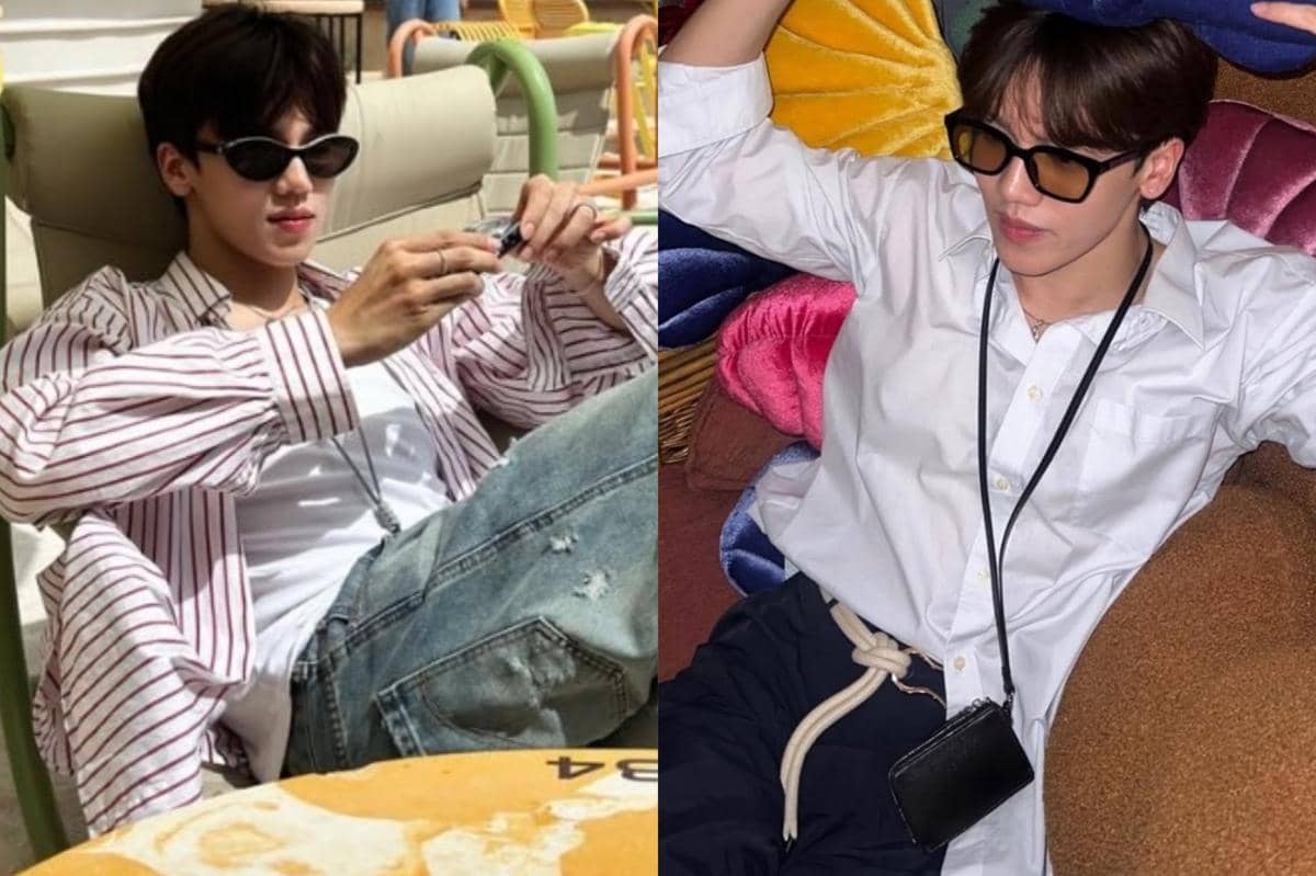 7 Ide Outfit ke Pantai ala Fluke Nattanon, Gayanya Cool Abis!