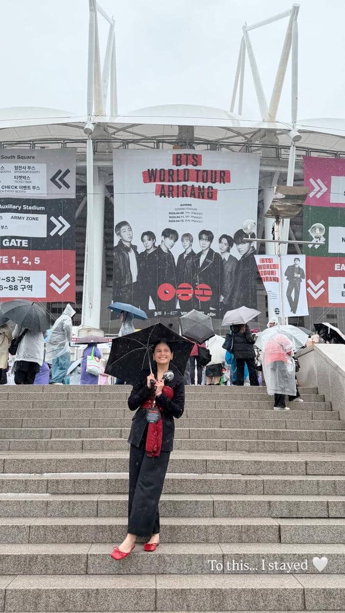 Yunita Siregar nonton konser BTS di Seoul