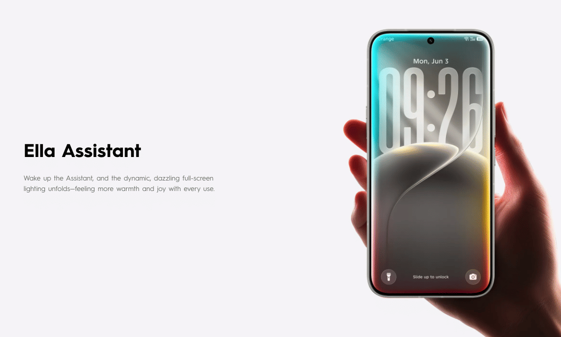 TECNO menghadirkan asisten virtual bernama Ella