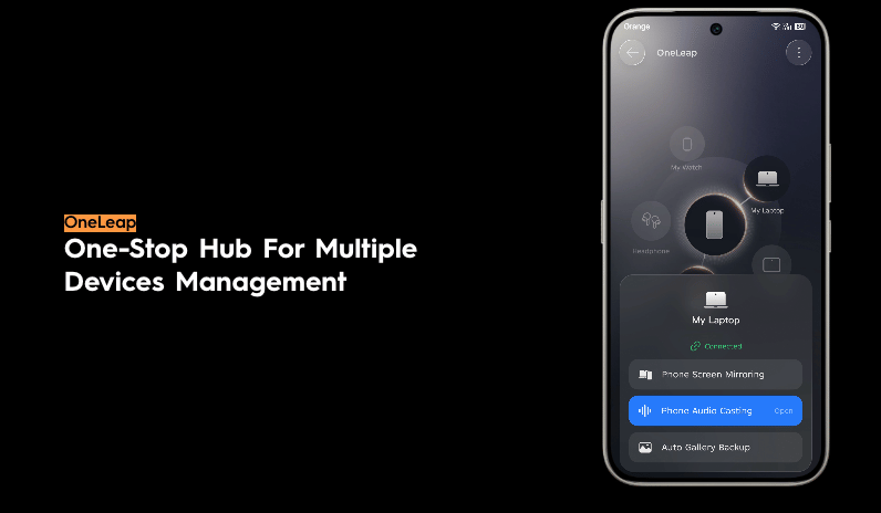TECNO juga memperkenalkan OneLeap untuk menghubungkan berbagai perangkat dalam satu ekosistem