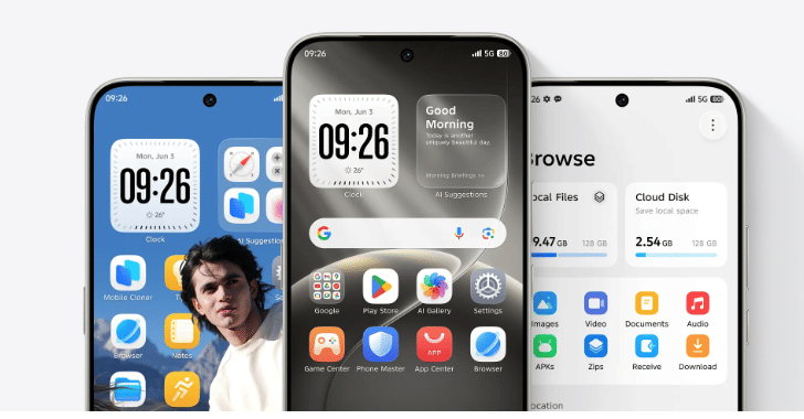 desain baru bertajuk Superfluidity yang dihadirkan dalam HiOS 16 TECNO