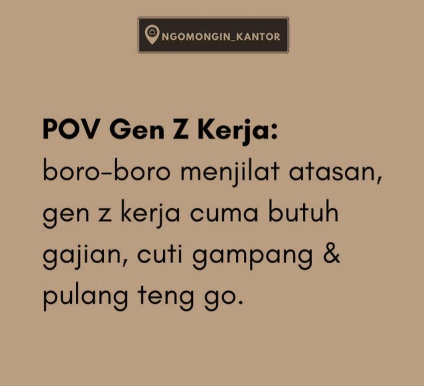 Meme Gen Z di Dunia Kerja