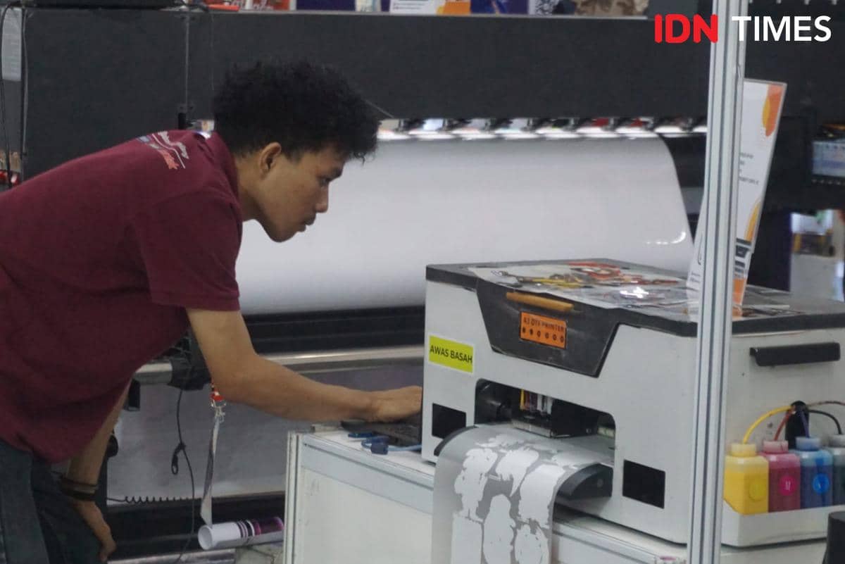 Jogja Printing Expo 2026 di JEC, DIY, Rabu (8/4/2026).