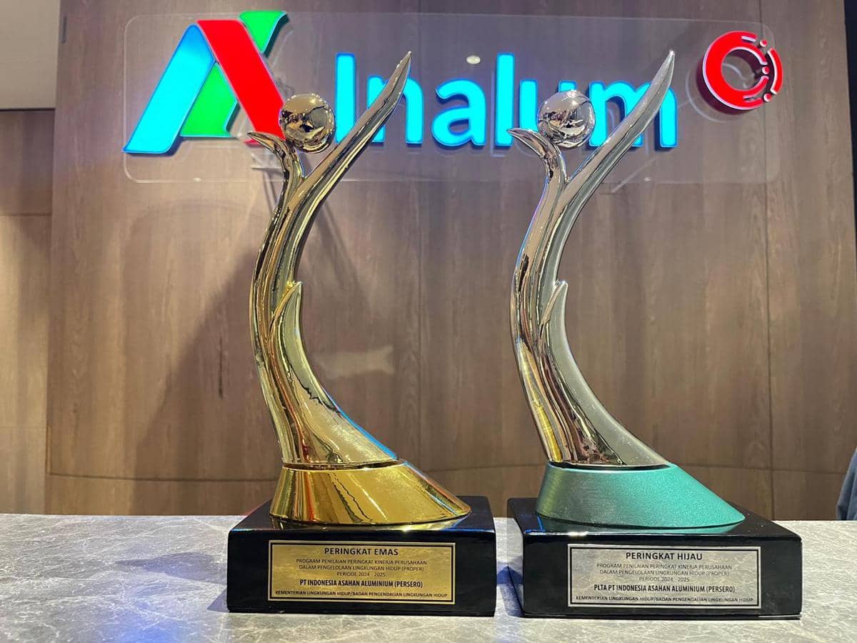 Inalum Raih Proper Emas dan Hijau 2025, Ini Rekam Jejaknya