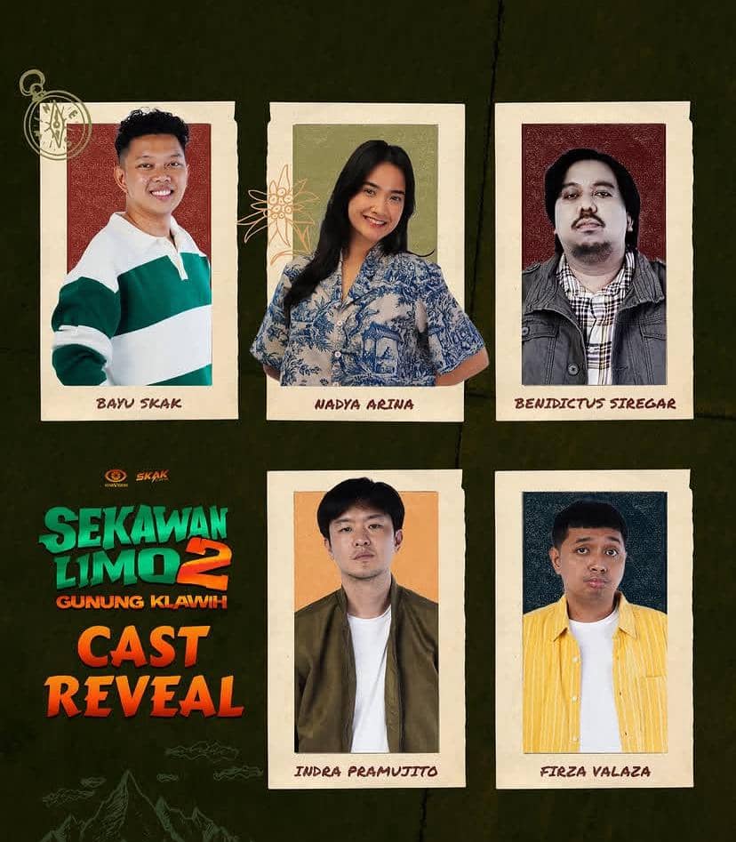 teaser karakter film Sekawan Limo 2: Gunung Klawih